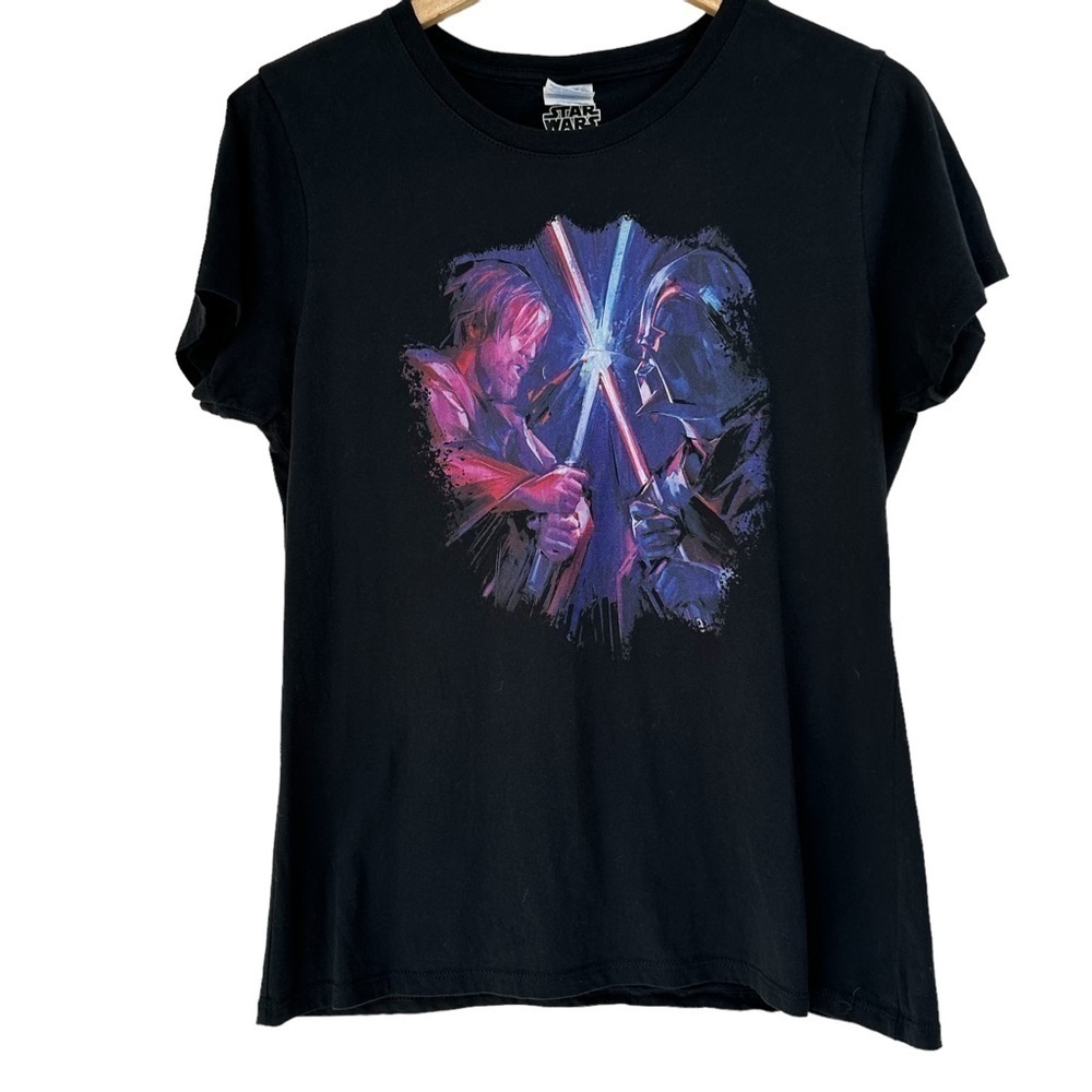 Star Wars Women’s Black T-Shirt, Large